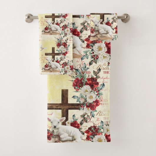 Hij is verrezen in het boek van de goede herder Jo Bad Handdoek (Insitu)