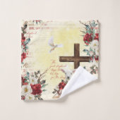 Hij is verrezen in het boek van de goede herder Jo Bad Handdoek (Wasdoekje)