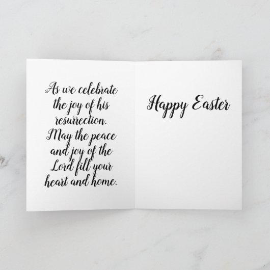 Hij is verrezen kaart (Binnen)