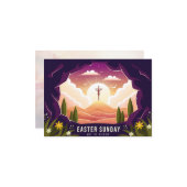 Hij is verrezen kaart (Voorkant / Achterkant in situ)