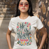 Hij is verrezen Lucas 24-6-7 Tri-Blend Shirt