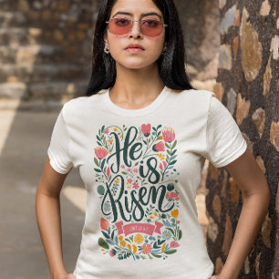Hij is verrezen Lucas 24-6-7 Tri-Blend Shirt
