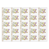 Hij is verrezen met paasbloemen tafelkleed (Voorkant (Horizontaal))