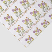 Hij is verrezen met paasbloemen tissuepapier (Detail)