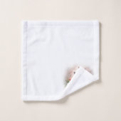 Hij is verrezen Paaskruis met bloemen Bad Handdoek (Wasdoekje)