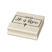 Hij is verrezen paasrubberen stempel (Stempel)