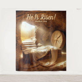 Hij is verrezen! Paaszondag Wandkleed