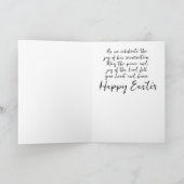 Hij is verrezen Pasen kaart (Binnen)