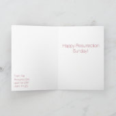 "Hij is verrezen!" Pasen  Kaart (Binnen)