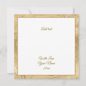 Hij is verrezen" Prettig Pasen - Aanpasbare Religi Notitiekaartje (Achterkant)