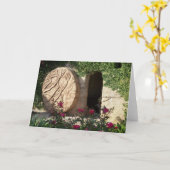 Hij is verrezen, zoals Hij gezegd heeft - Lege gra Kaart (Gele Bloem)