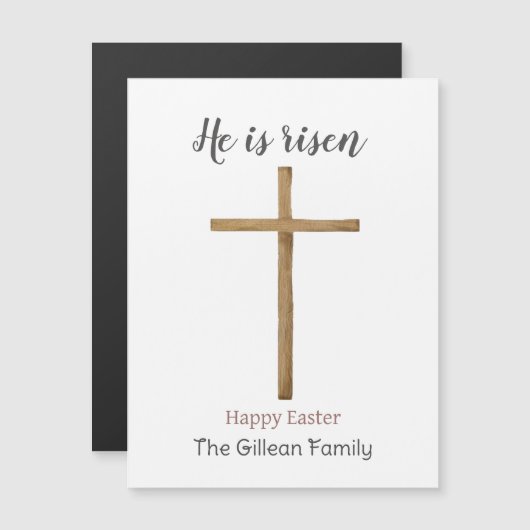 Hij is verstijfd, Christelijk kruising tussen reli (Voorkant / Achterkant)