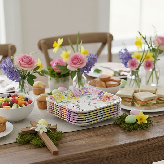 Hij is verstijfd. Papieren borden Bordje