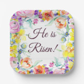 Hij is verstijfd. Papieren borden Papieren Bordje (Voorkant)