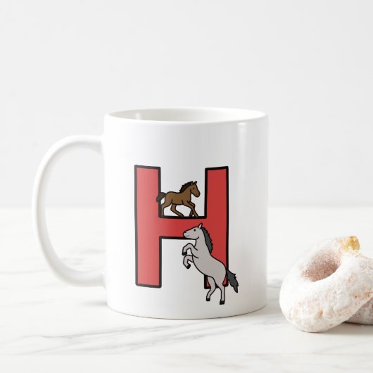 Hij is voor... gepersonaliseerd koffiemok (Met donut)