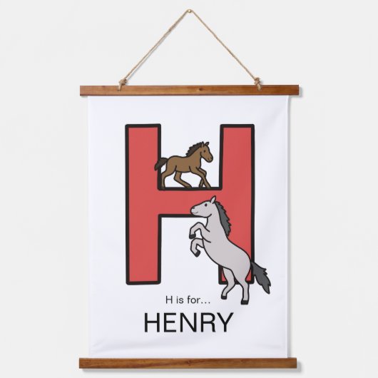 Hij is voor… hangend wandkleed (Voorkant)