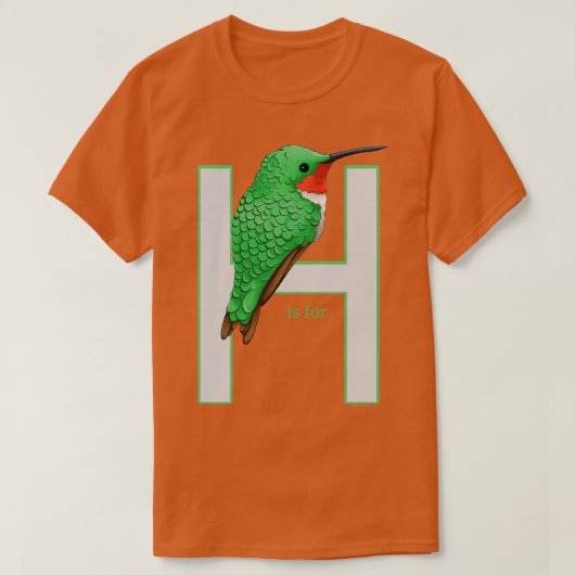 Hij is voor Hummingbird TShirt (Design voorkant)