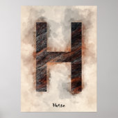 Hij is voor Paard Poster (Voorkant)