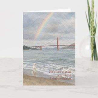 Hij is Vrij van Pijn Regenboogbrug Kaart
