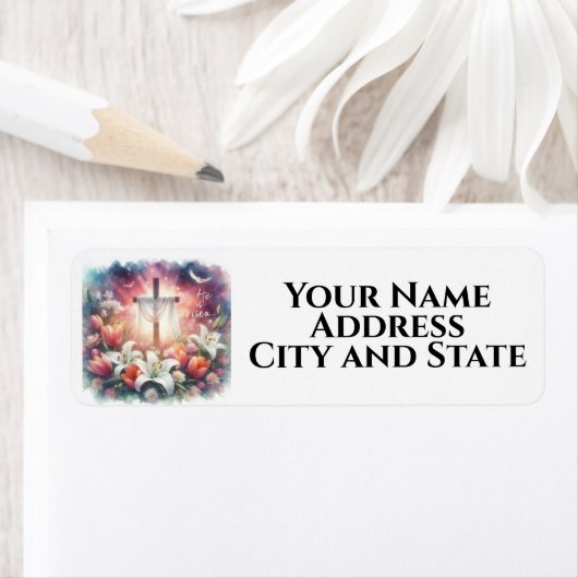 Hij is Waterverf Etiket (Insitu)