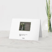 Hij is weg kaart (Achterkant)