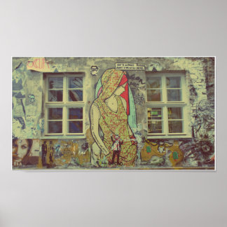 Hij is weg, maar ik ben nog steeds hier poster