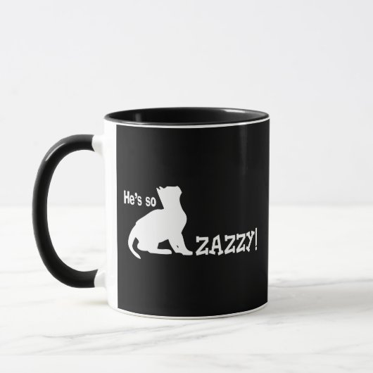 Hij is zo Zazzy - Cat Lover Mok (Links)