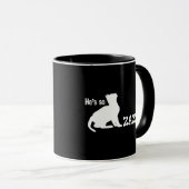 Hij is zo Zazzy - Cat Lover Mok (Voorkant rechts)