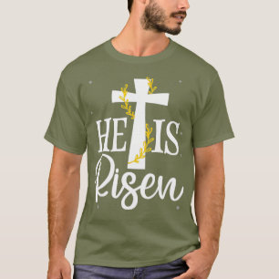 Hij Jezus is Risen 5t Plus Size T-shirt