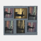 "Hij kalmeert onze Stormen" Fleece Deken (Voorkant (Horizontaal))