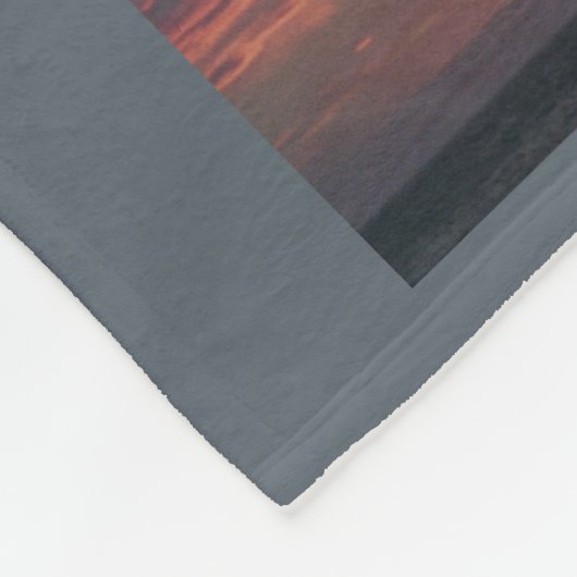 "Hij kalmeert onze Stormen" Fleece Deken (Hoek)