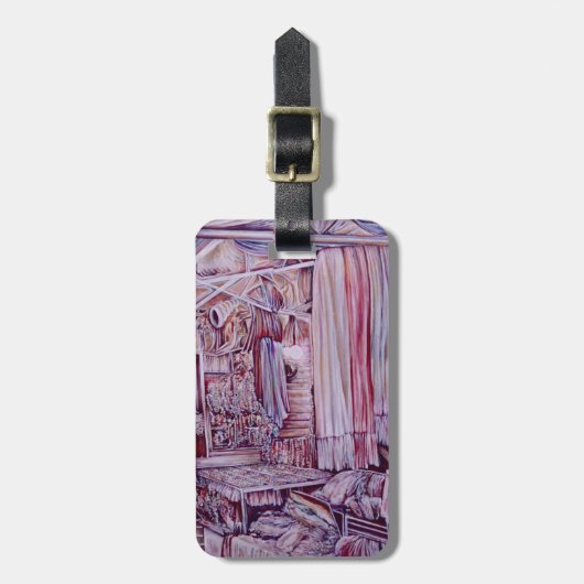 Hij kan een woonkamer uit me maken bagagelabel (Voorkant verticaal)