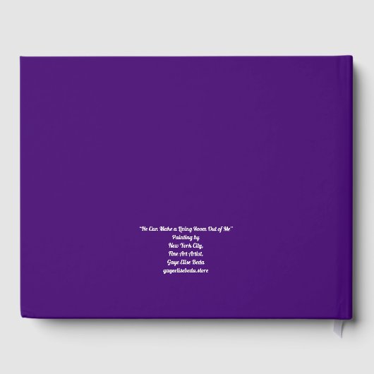 Hij kan een woonkamer uit me maken gastenboek (Achterkant)