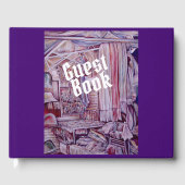 Hij kan een woonkamer uit me maken gastenboek (Voorkant)