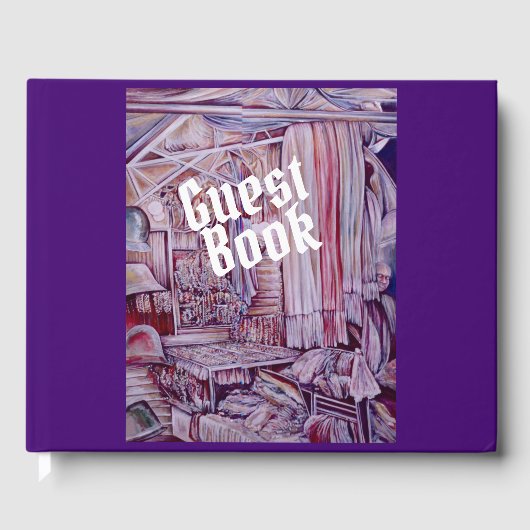 Hij kan een woonkamer uit me maken gastenboek (Voorkant)