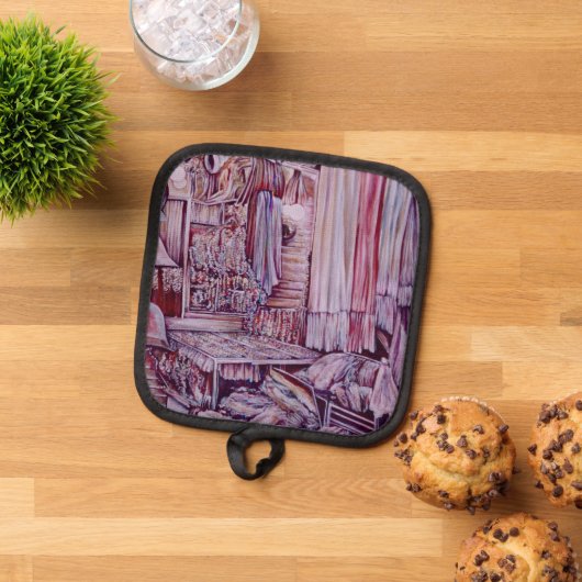 Hij kan een woonkamer van mij maken pannenlap (Top down)