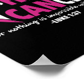 Hij kan Geweldige borstkanker genezen Poster (Hoek)