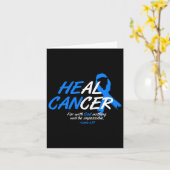 Hij kan kanker genezen Ataxie bewustzijn maand ges Kaart (Gele Bloem)