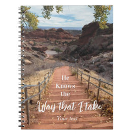 Hij kent de weg die ik neem notitieboek