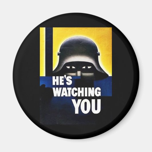 Hij kijkt naar je magneet (Voorkant)