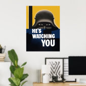 Hij kijkt naar jou poster (Thuiskantoor)