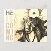 HIJ KOMT BRIEFKAART (Voorkant)