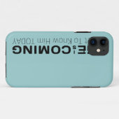 Hij komt hem vandaag leren kennen Case-Mate iPhone case (Achterkant (horizontaal))