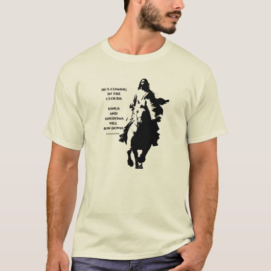 Hij komt-shirt t-shirt (Voorkant)