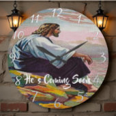 HIJ KOMT SNEL Christelijk geloof AAN. Grote Klok