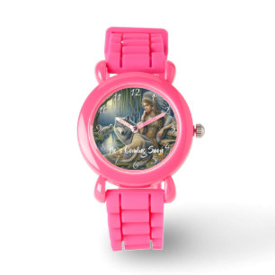 HĲ KOMT SOON oude boom   Horloge