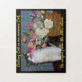 Hij komt uit de zolder... legpuzzel (Verticaal)