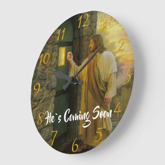 HIJ KOMT ZO'N Jezus BIJ JE Deur. Grote Klok (Hoek)