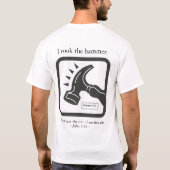 Hij koos de Nails. T-shirt (Achterkant)