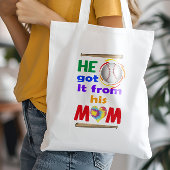 Hij kreeg het van zijn moeder tote bag